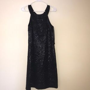 ELIZA J navy dress